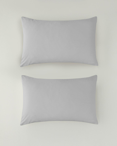 Pure Pamuklu 2li Yastık Kılıfı 50x70 cm Çakıl Taşı