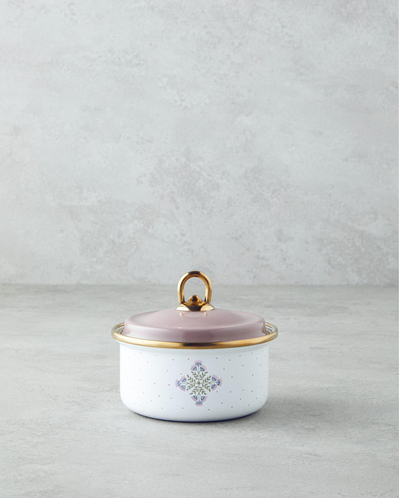 Retro Pink Emaye Baharatlık Pembe