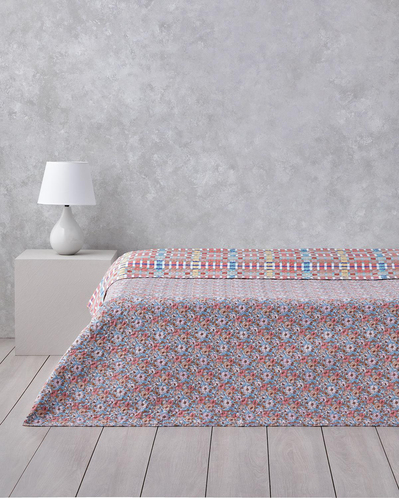 Ruby Blossom Tek Kişilik Çok Amaçlı Örtü 160x220 cm Kırmızı