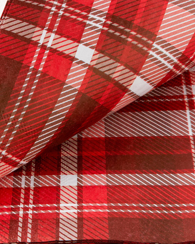 Rutilus Kağıt 20li Kağıt Peçete 33x33 cm Kırmızı