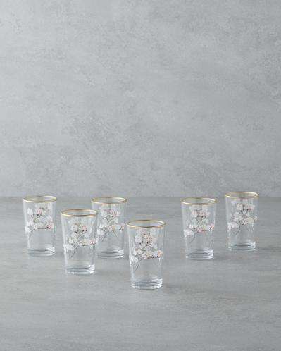 Sakura Dream Cam Kahve Yanı Bardak Şeffaf