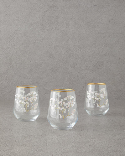 Sakura Dream Cam Kahve Yanı Bardak Şeffaf