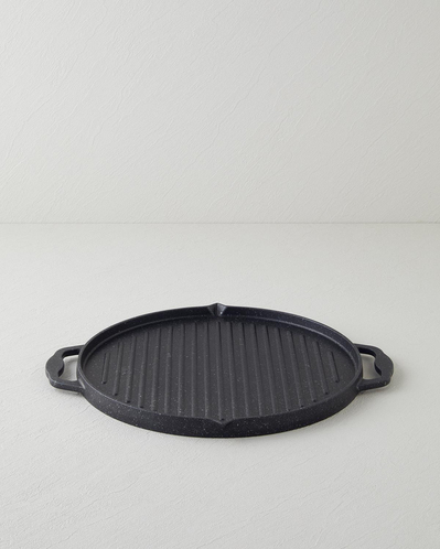 Savor Premium Yuvarlak Izgara Tava 34 cm Siyah