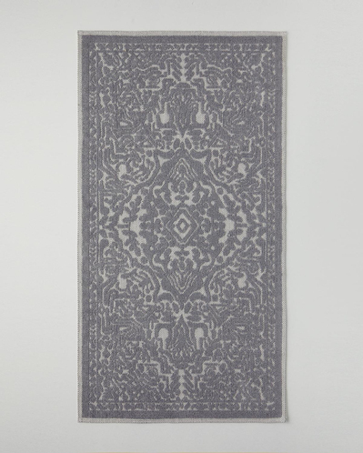 Seana Pamuklu Bukle Kilim 80x150 cm Krem-Gri