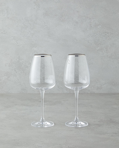 Serenity Kristal 2li Kadeh 440 ml Silver