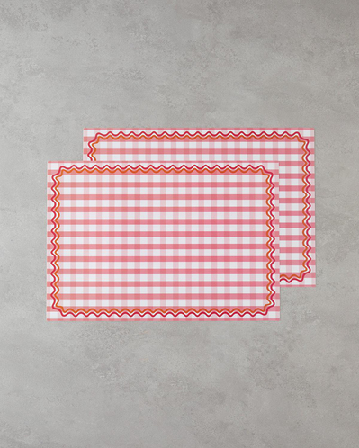 Sommertanz Polipropilen 2li Amerikan Servis 29x42 cm Kırmızı