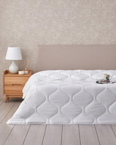 Somni Mikrofiber Tek Kişilik Yorgan 155x215 cm Ekru