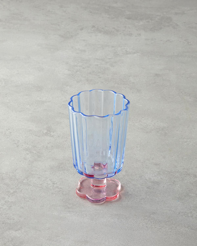 Springtime Cam 3lü Bardak 280 ml Mavi - Pudra