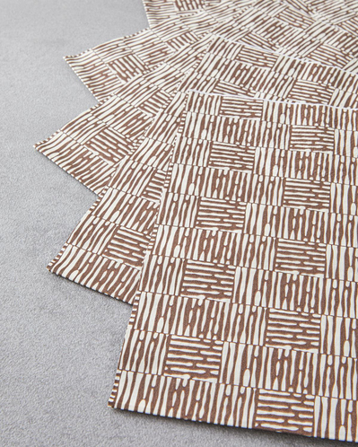 Straw Line Kağıt 20li Kağıt Peçete 33x33 cm Kahverengi