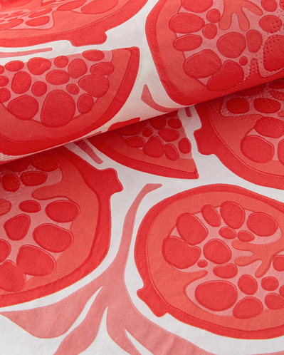 Summer Pomegranate 20li Kağıt Peçete 33x33 cm Kırmızı