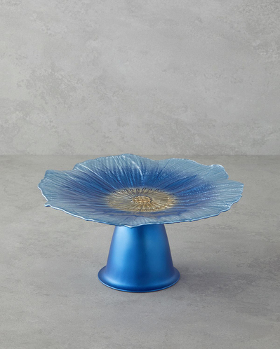 Sunflower Cam Kek Standı Mavi