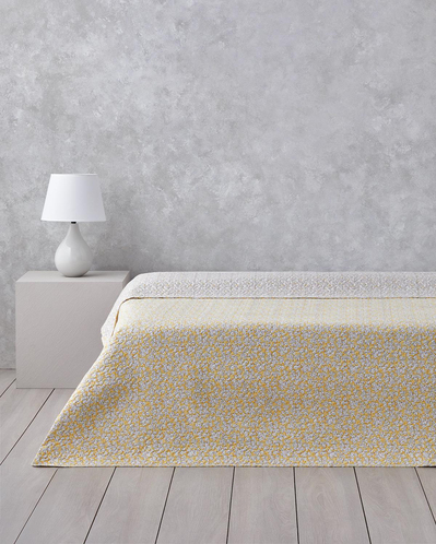 Sunshine Bliss Çift Kişilik Çok Amaçlı Örtü 200x220 cm Sarı