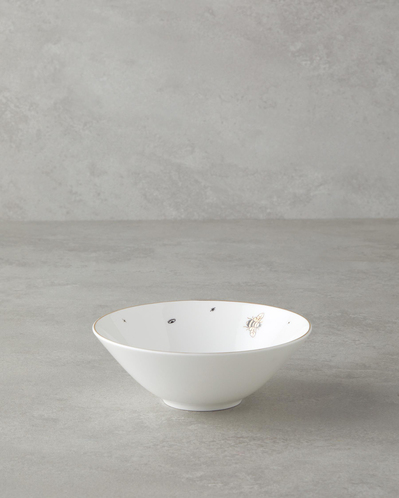 Talisman Bee Bone China Kase 15 cm Siyah-Gold
