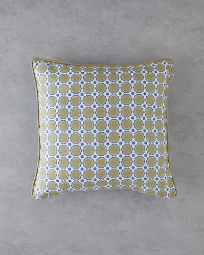 Vertex Çift Taraflı Kırlent Kılıfı 45x45 cm Lacivert – Yeşil