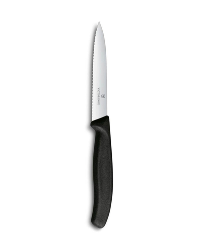 Victorinox 6.7733 SwissClassic Soyma Bıçak 10 cm Siyah