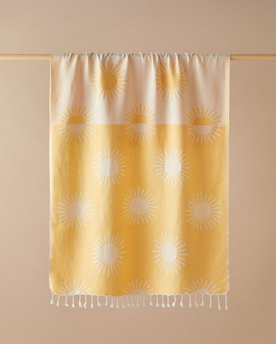 Vina Pamuklu Peştamal 90x150 cm Sarı