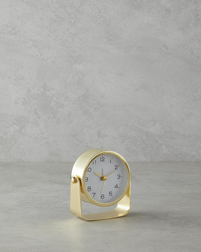 Viva Metal Masa Saati 10 cm Gold