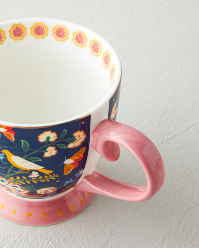 Wingy New Bone China Kupa 460 ml Lacivert