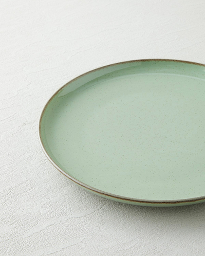 Antiquelle Porselen Servis Tabağı 25 cm Yeşil