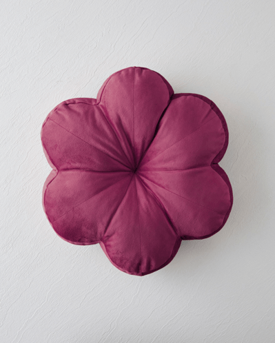 Artistic Bloom Dekoratif Kırlent 40 cm Bordo