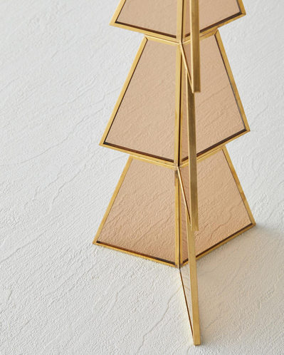 Asya Metal Dekoratif Obje 30,5 cm Gold