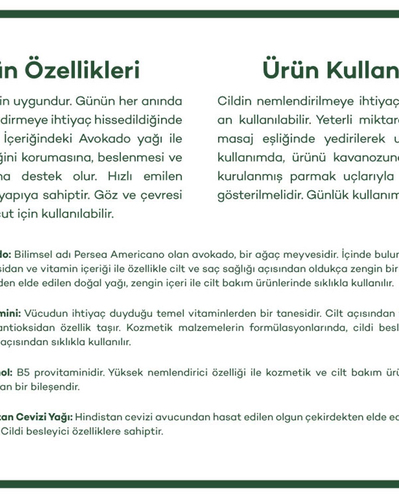 Avokado Yağı Vücut Losyonu