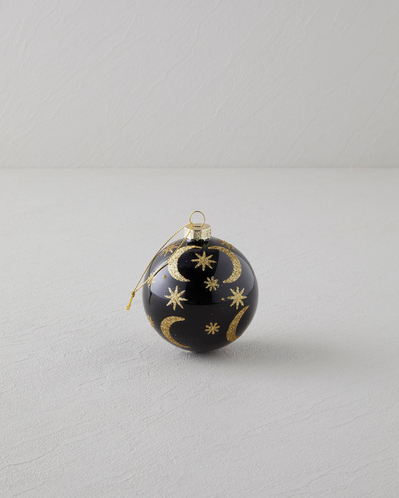 Belleza Yılbaşı Ağaç Süsü 8x8x8 cm Siyah