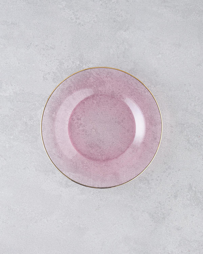 Blaze Cam Pasta Tabağı 19 cm Pembe