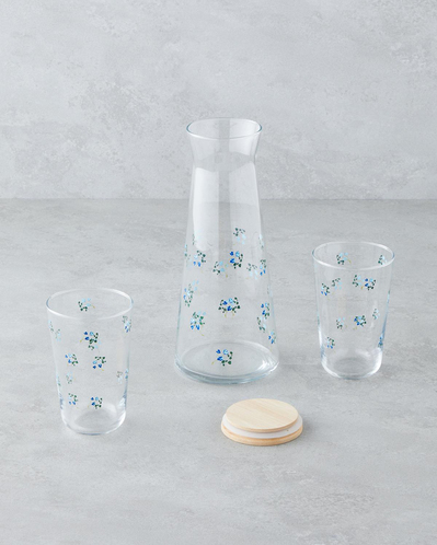 Bloom Cam 3 Parça Su Takımı 1150 ml + 400 ml Mavi