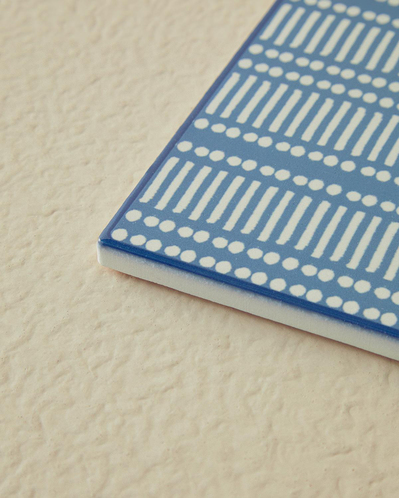 Blue Daisy Seramik Nihale Mavi