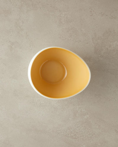 Boho New Bone China Kase Sarı