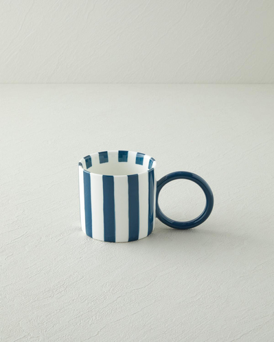 Boldy Lines New Bone China Kupa 350 ml Mavi