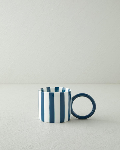 Boldy Lines New Bone China Kupa 350 ml Mavi