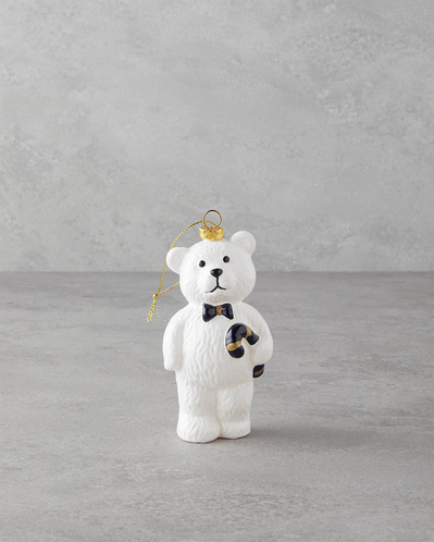 Bonnie Yılbaşı Ağacı Süsü 12.5 cm Beyaz
