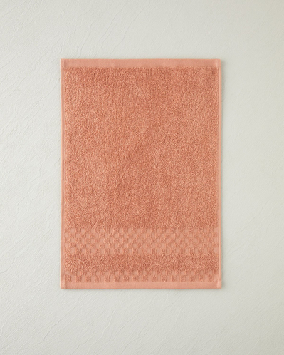 Border Check %100 Pamuk El Havlusu 30x40 cm Somon