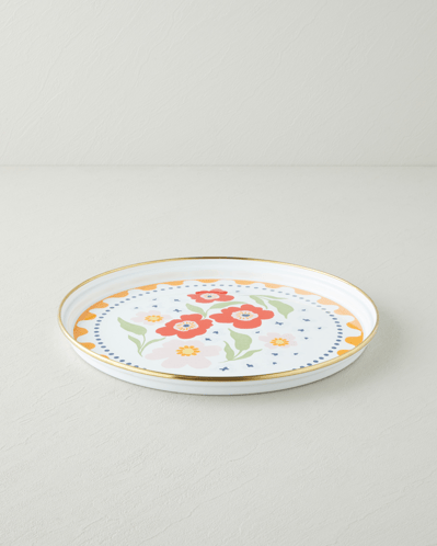 Bright Bloom Emaye Tepsi 31 cm Renkli