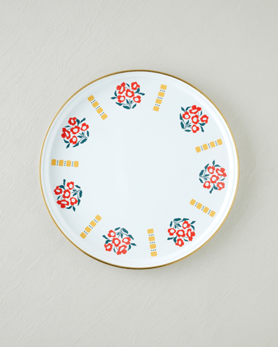 Bright Parade Emaye Tepsi 31 cm Renkli