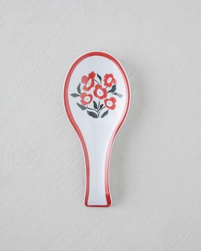 Bright Parade Melamin Kaşıklık Mutfak Gereci 24 cm Kırmızı - Beyaz