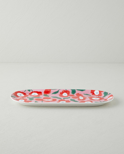 Bright Parade New Bone China Kayık Tabak 15x33 Cm Renkli
