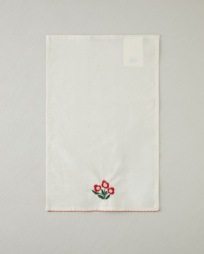 Bright Parade Pamuklu Nakışlı Kurulama Bezi 30x50 cm Kırmızı