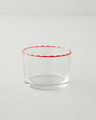 Candy Cane Stripe Cam Çerezlik 8,5 cm Kırmızı
