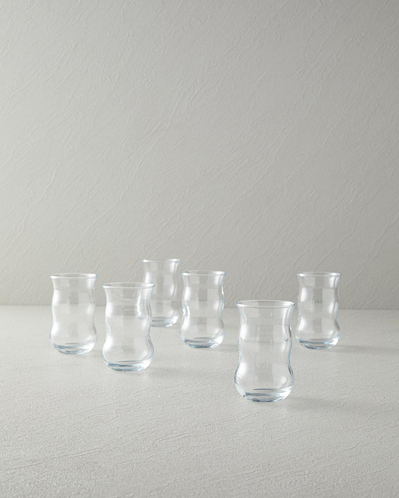 Classy 6lı Cam Çay Bardağı