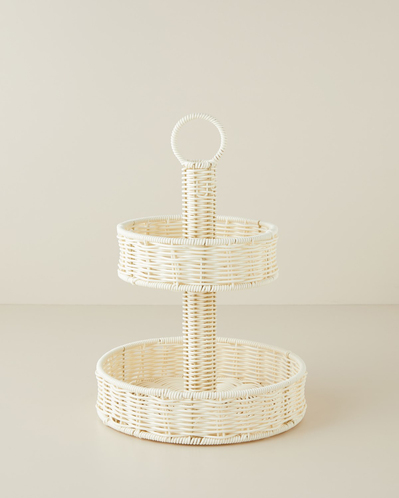 Coastlinear Plastik Katlı Servis 20+27 cm Krem