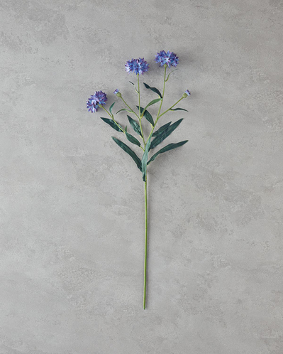 Cornflower Tek Dal Yapay Çiçek 64 cm Mavi