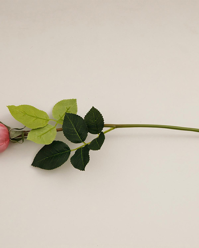 Corsage Kumaş Tek Dal Yapay Çiçek Koyu Pembe