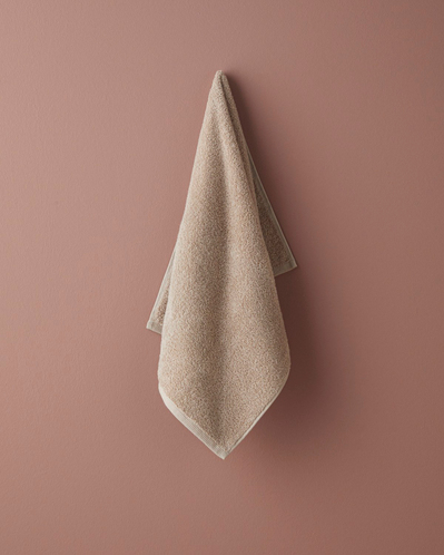 Cotton Line %100 Pamuk Yüz Havlusu 50x90 cm Açık Bej 500 G/m²