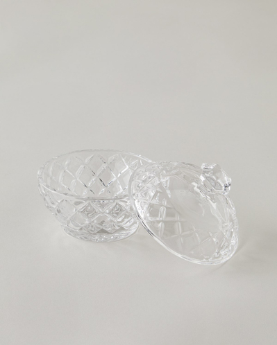 Diamond Gleam Cam Şekerlik 9,5X10 CM Şeffaf