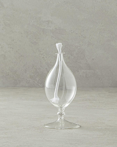 Dropy Cam Tekli Kandil 7x15 cm Şeffaf
