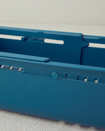 Düz Plastik Süzgeç Mavi