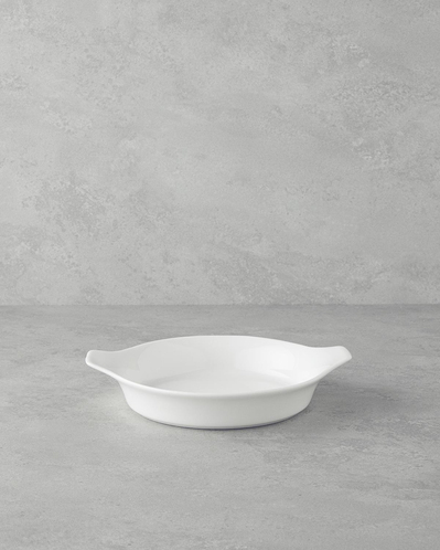 Elise Porselen Sufle Fırın Kabı 9 cm Beyaz